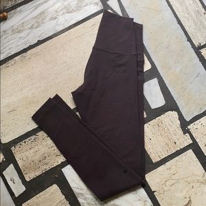 Lululemon hi rise wunder under align pant brush 6